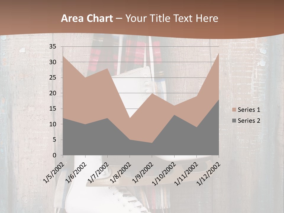 Ice Skates PowerPoint Template