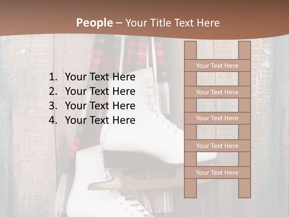 Ice Skates PowerPoint Template