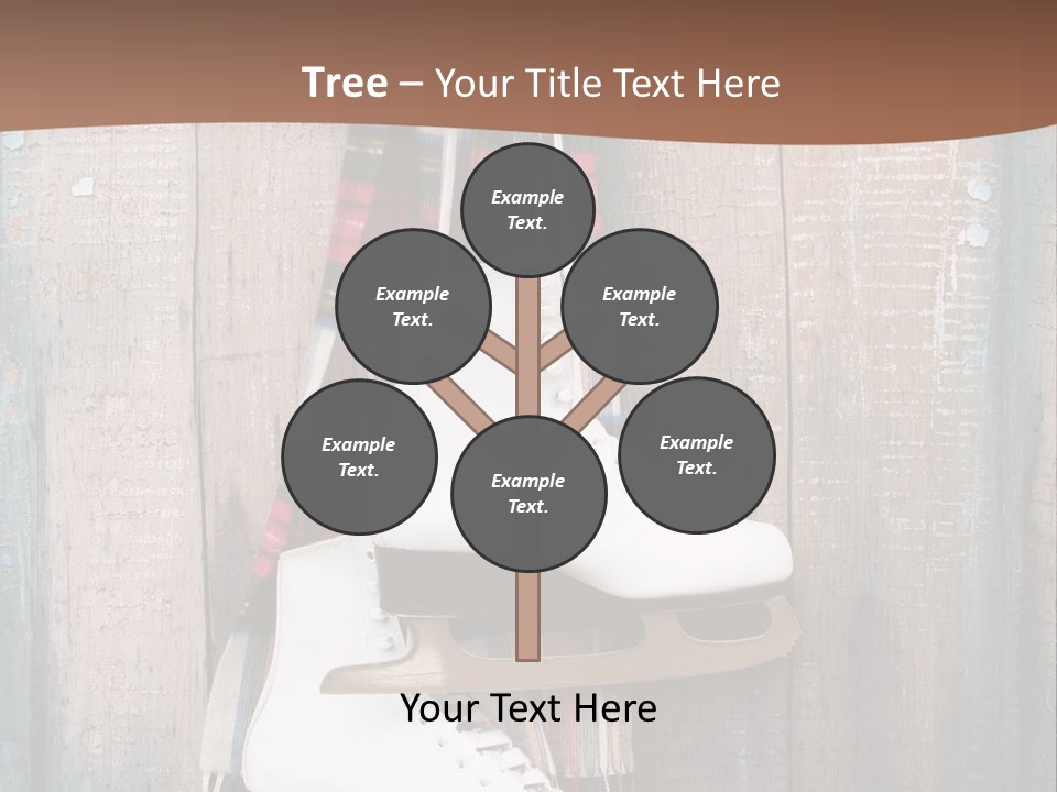 Ice Skates PowerPoint Template