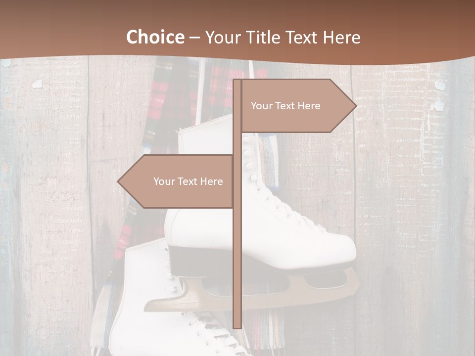 Ice Skates PowerPoint Template