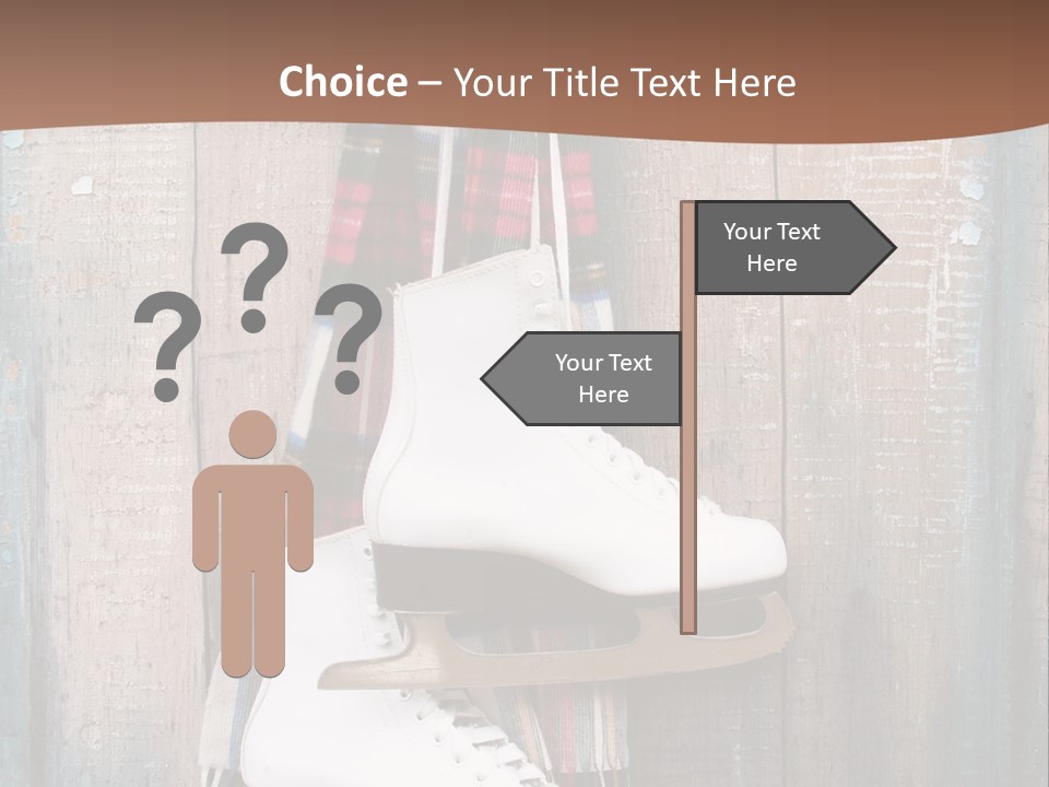 Ice Skates PowerPoint Template