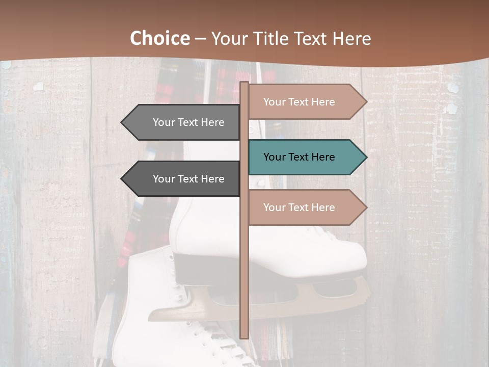 Ice Skates PowerPoint Template