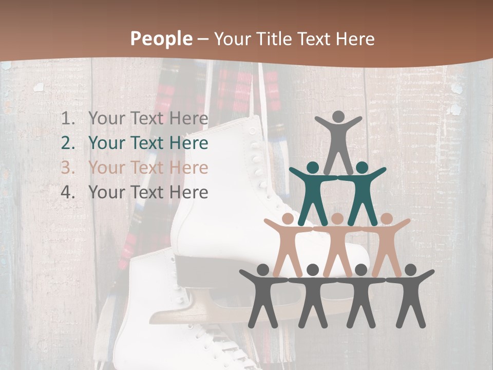 Ice Skates PowerPoint Template