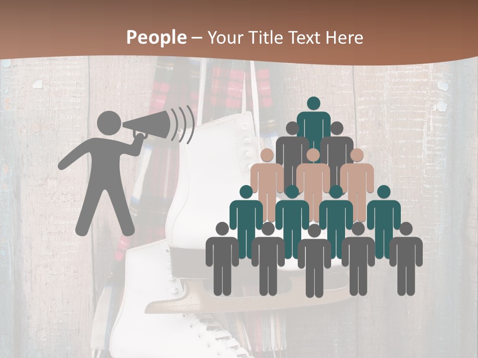 Ice Skates PowerPoint Template