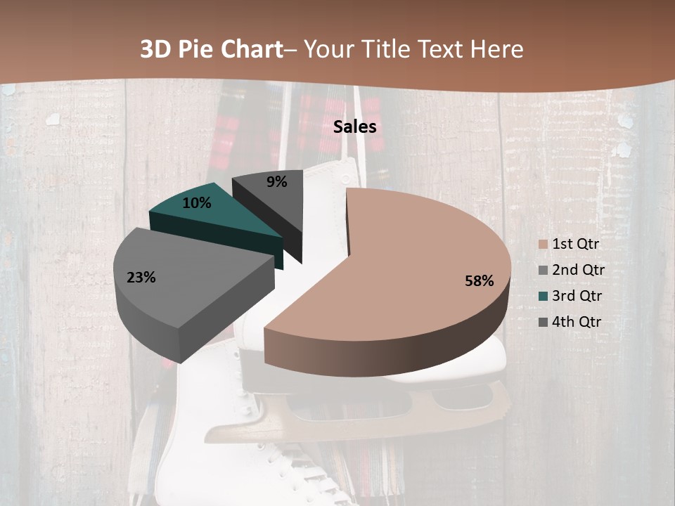 Ice Skates PowerPoint Template