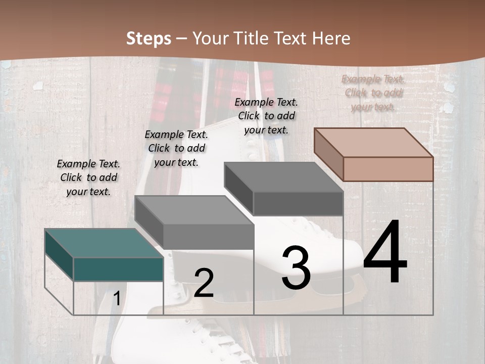 Ice Skates PowerPoint Template