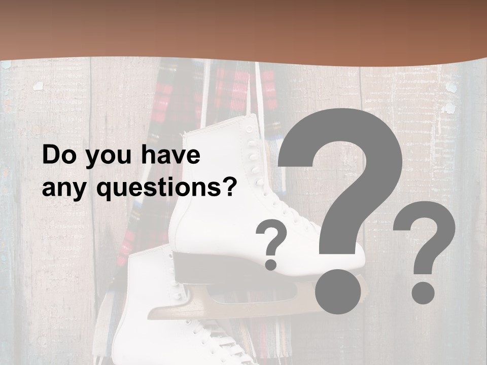 Ice Skates PowerPoint Template