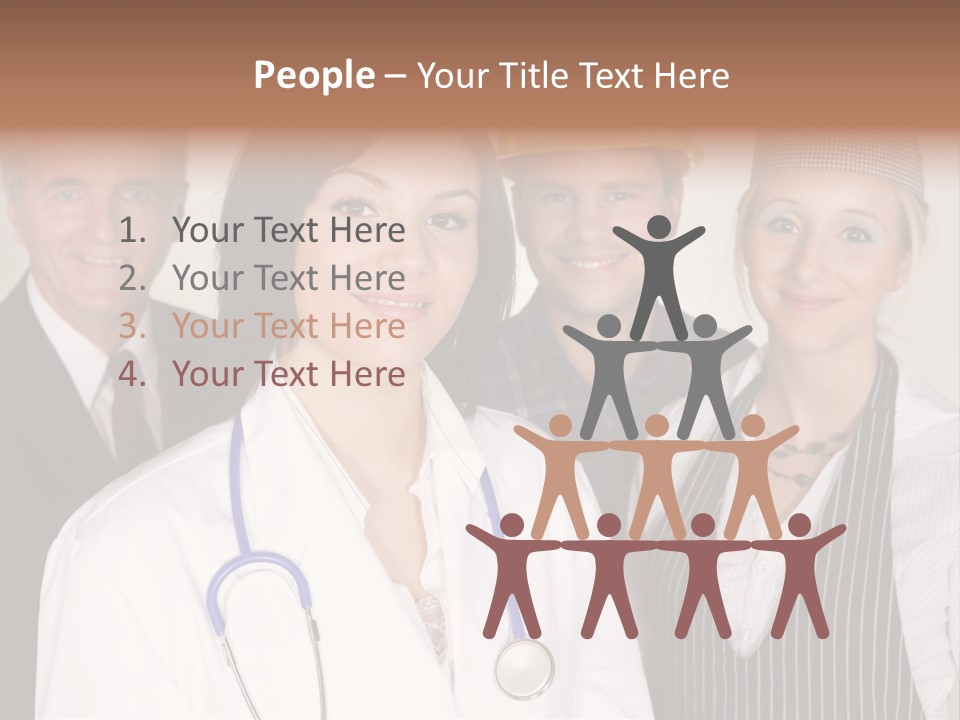Confident Business Partners Sitting At The Table And Shaking Hands PowerPoint Template