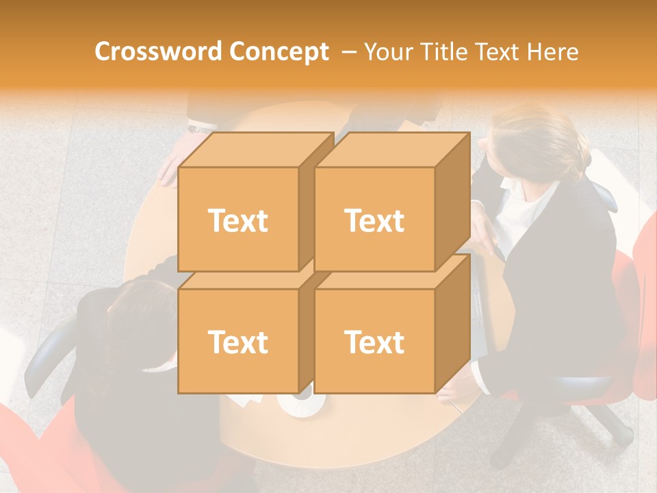 A Group Of People Sitting At A Table With Laptops PowerPoint Template