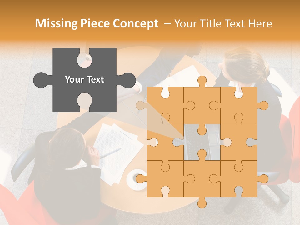 A Group Of People Sitting At A Table With Laptops PowerPoint Template