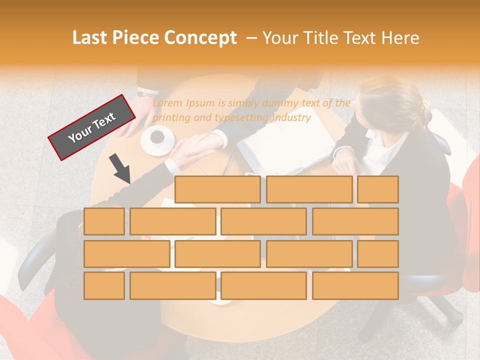 A Group Of People Sitting At A Table With Laptops PowerPoint Template