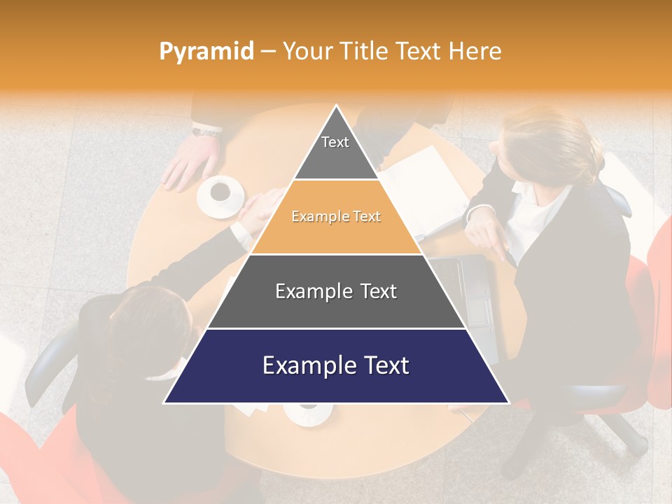 A Group Of People Sitting At A Table With Laptops PowerPoint Template