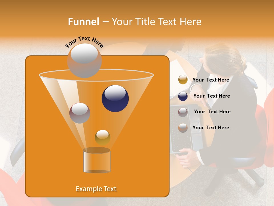 A Group Of People Sitting At A Table With Laptops PowerPoint Template