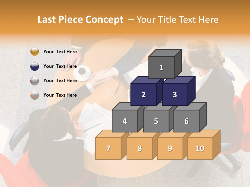 A Group Of People Sitting At A Table With Laptops PowerPoint Template