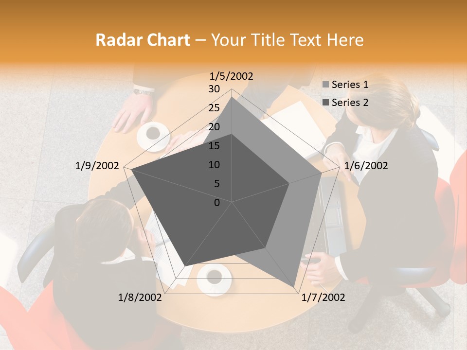 A Group Of People Sitting At A Table With Laptops PowerPoint Template