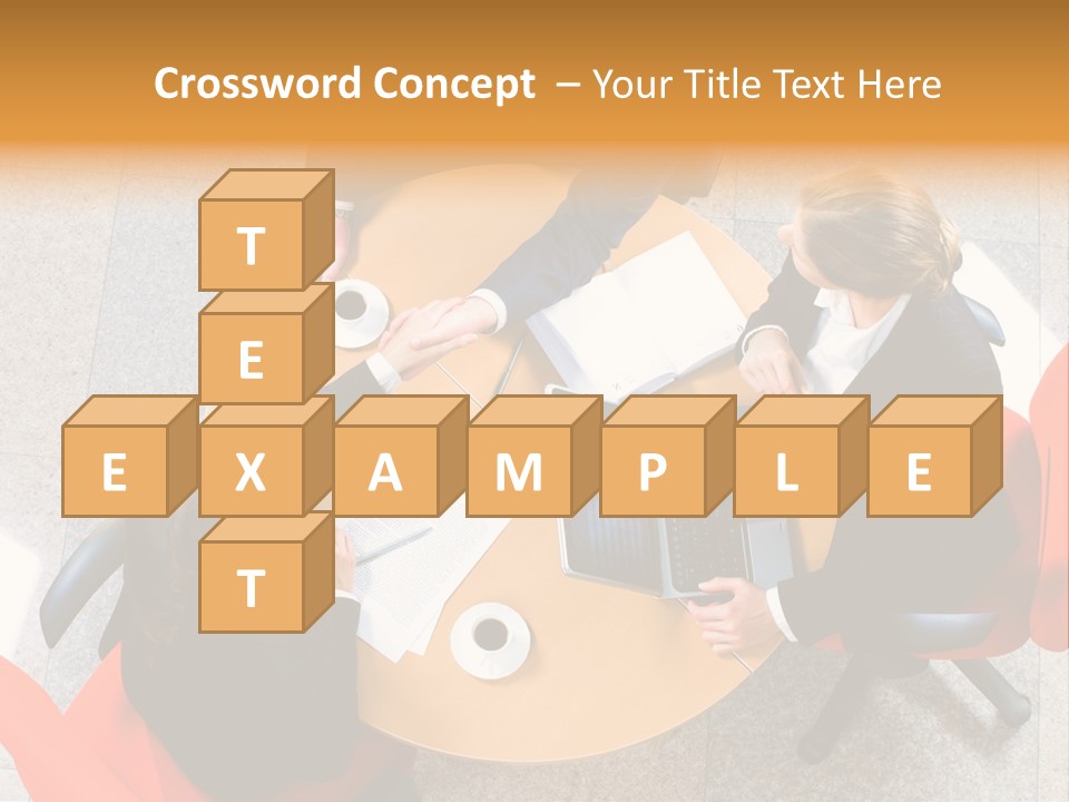 A Group Of People Sitting At A Table With Laptops PowerPoint Template