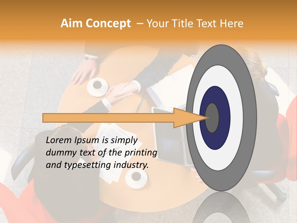 A Group Of People Sitting At A Table With Laptops PowerPoint Template