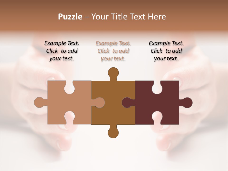 Photo Of Female Fingers On A White Background PowerPoint Template