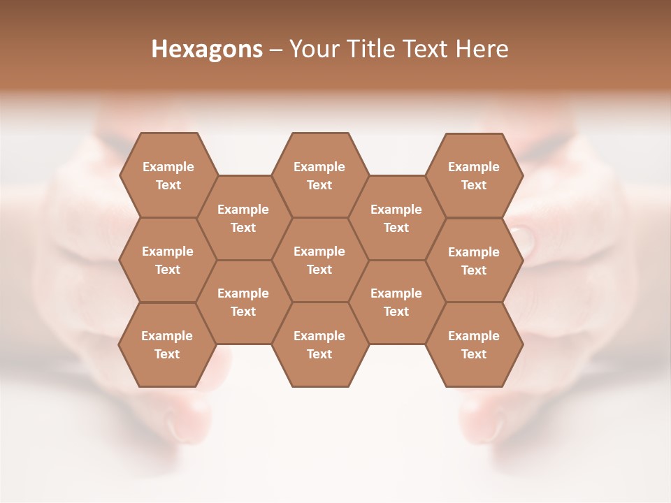 Photo Of Female Fingers On A White Background PowerPoint Template