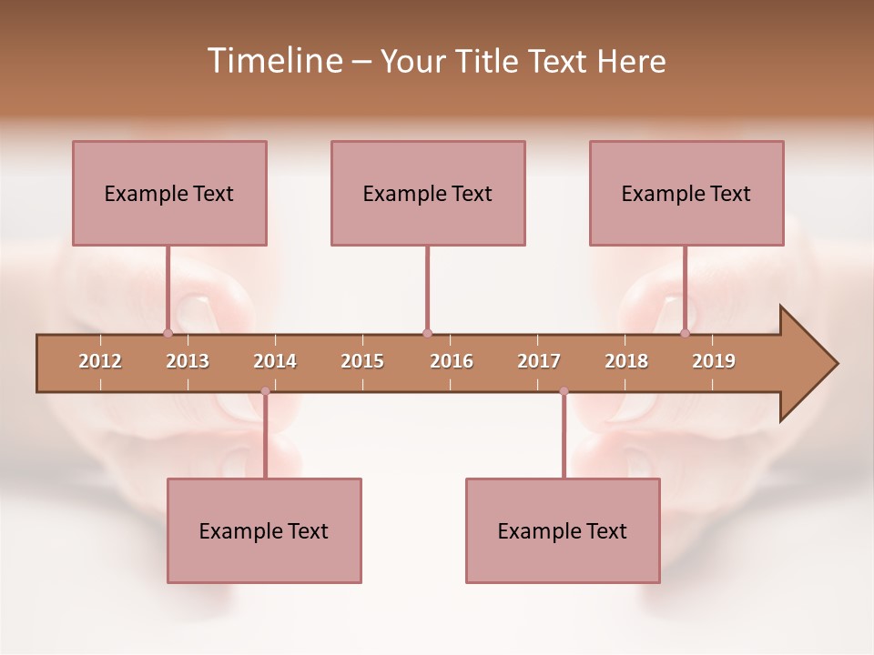 Photo Of Female Fingers On A White Background PowerPoint Template