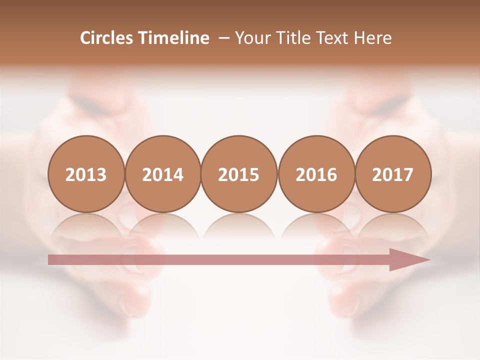 Photo Of Female Fingers On A White Background PowerPoint Template