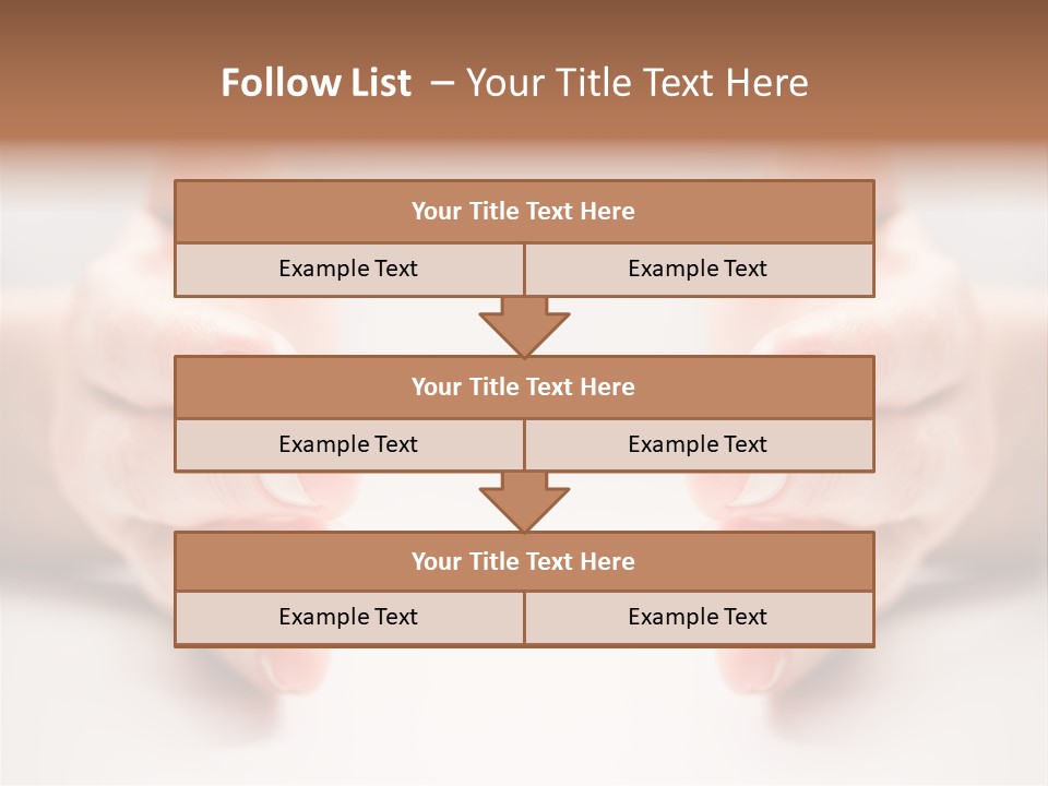 Photo Of Female Fingers On A White Background PowerPoint Template