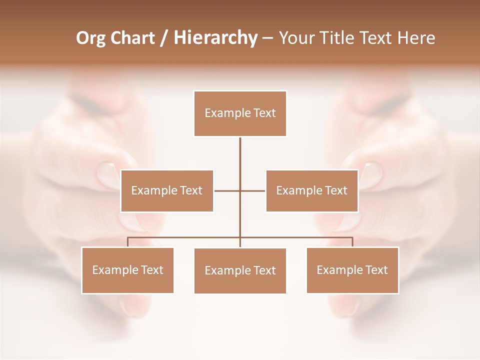 Photo Of Female Fingers On A White Background PowerPoint Template
