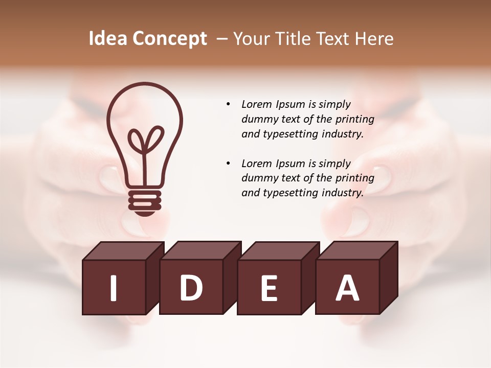 Photo Of Female Fingers On A White Background PowerPoint Template