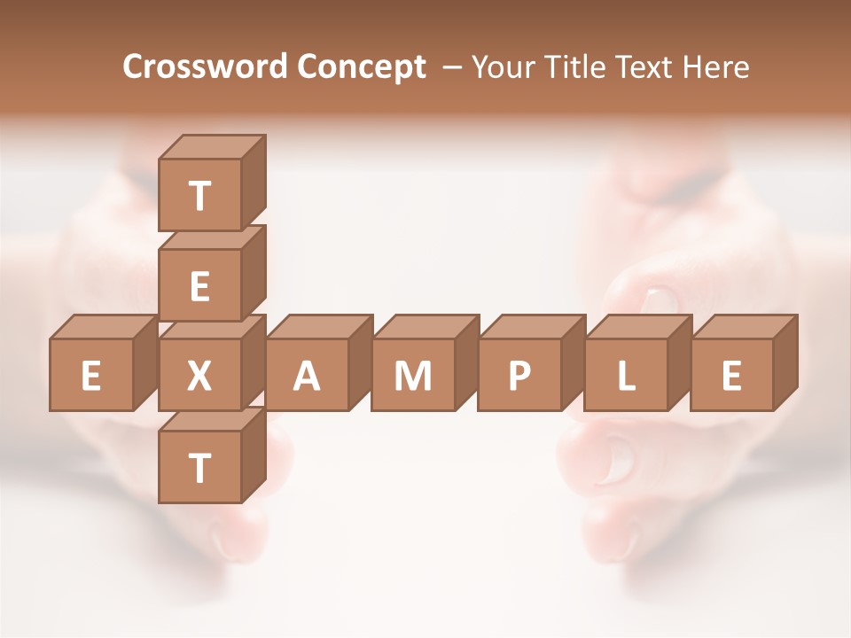 Photo Of Female Fingers On A White Background PowerPoint Template