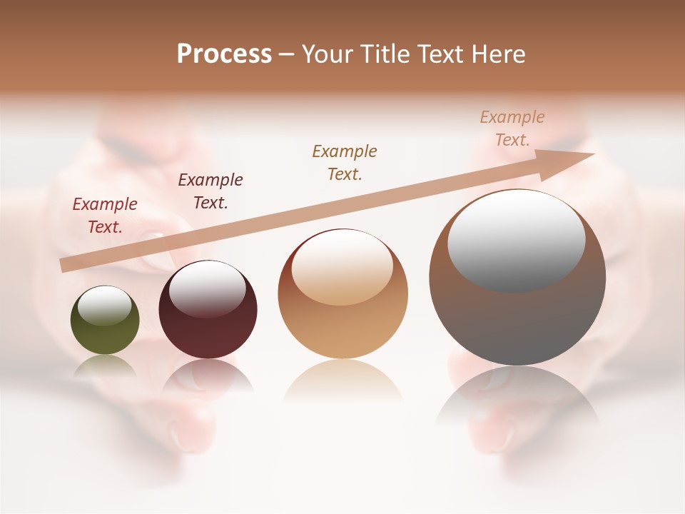 Photo Of Female Fingers On A White Background PowerPoint Template