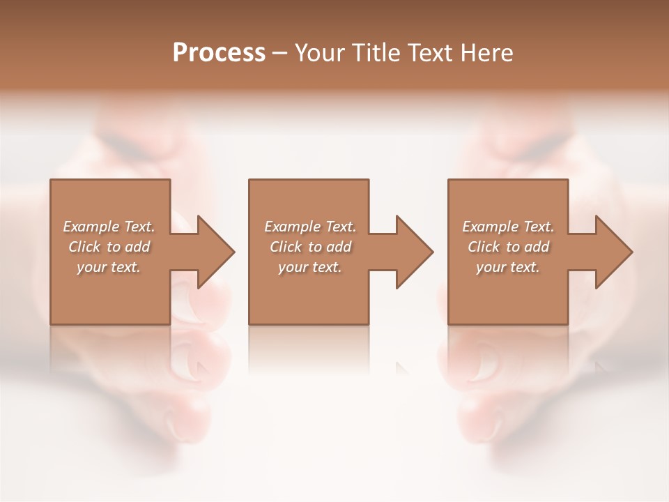 Photo Of Female Fingers On A White Background PowerPoint Template