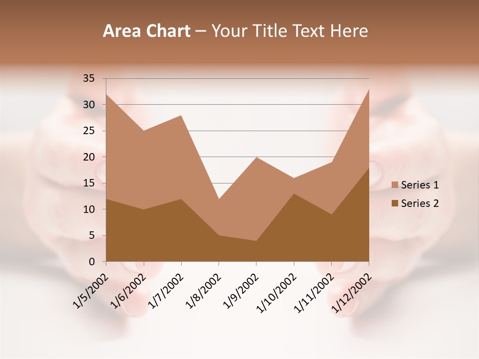 Photo Of Female Fingers On A White Background PowerPoint Template