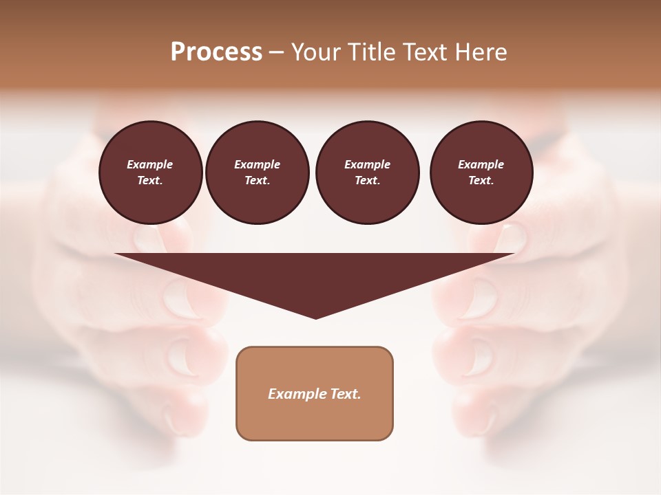 Photo Of Female Fingers On A White Background PowerPoint Template