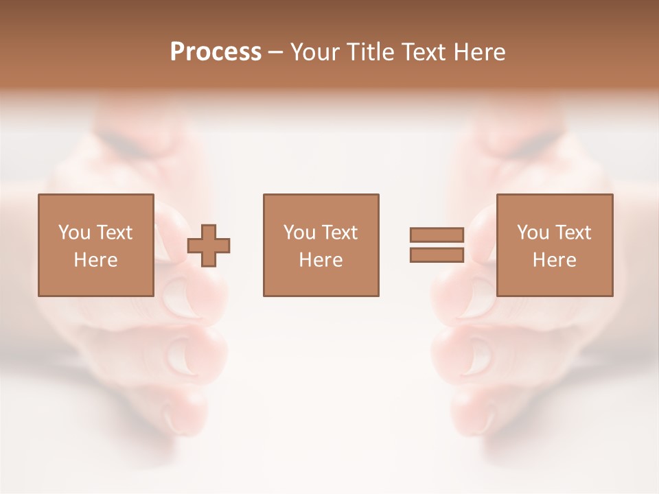 Photo Of Female Fingers On A White Background PowerPoint Template