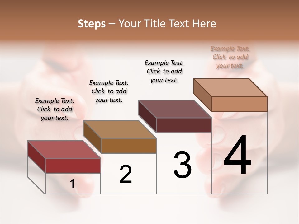 Photo Of Female Fingers On A White Background PowerPoint Template