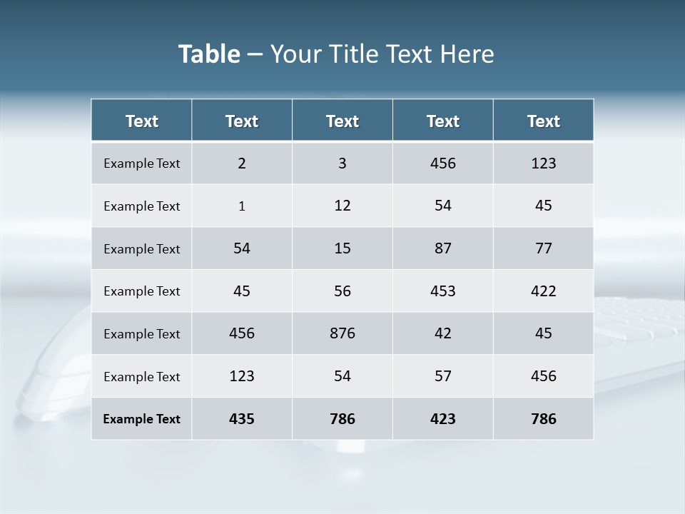 Components Of A Personal Computer: Monitor, Mouse, Keyboard, Stylized In Metallic Style PowerPoint Template