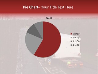 Wide Load Being Escorted On A Main Road In The Uk PowerPoint Template