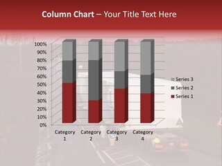 Wide Load Being Escorted On A Main Road In The Uk PowerPoint Template