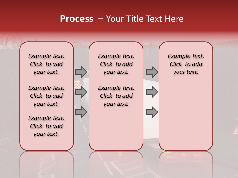 Wide Load Being Escorted On A Main Road In The Uk PowerPoint Template