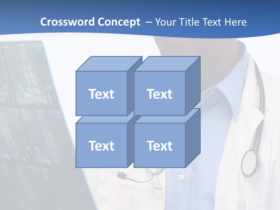 Minority Doctor Set On White Background PowerPoint Template