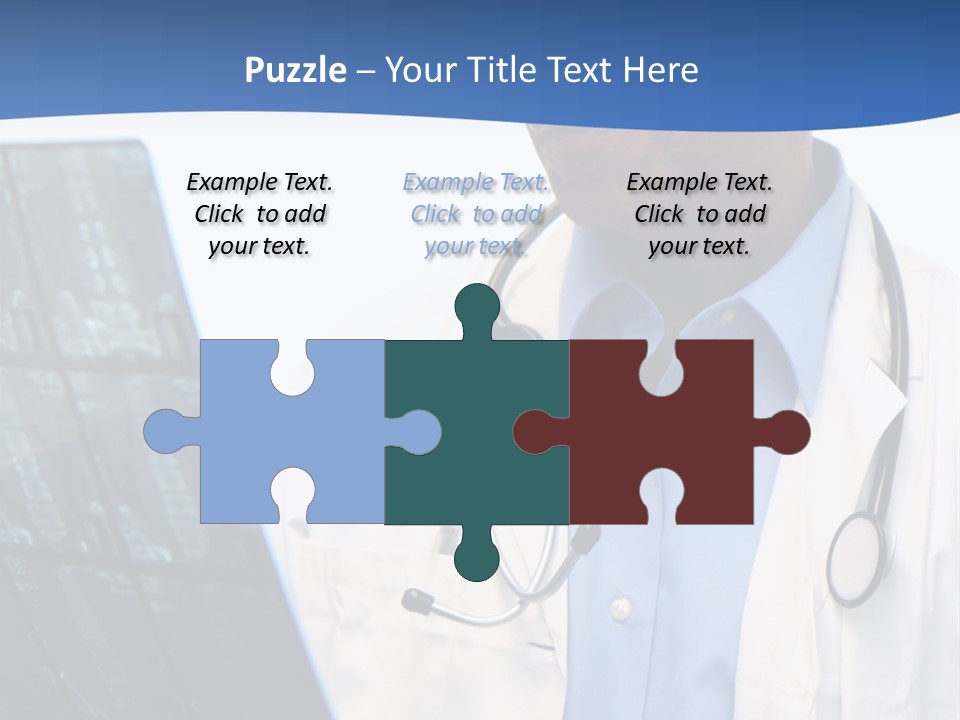 Minority Doctor Set On White Background PowerPoint Template