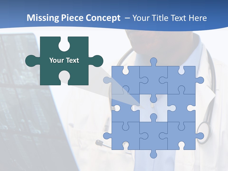 Minority Doctor Set On White Background PowerPoint Template