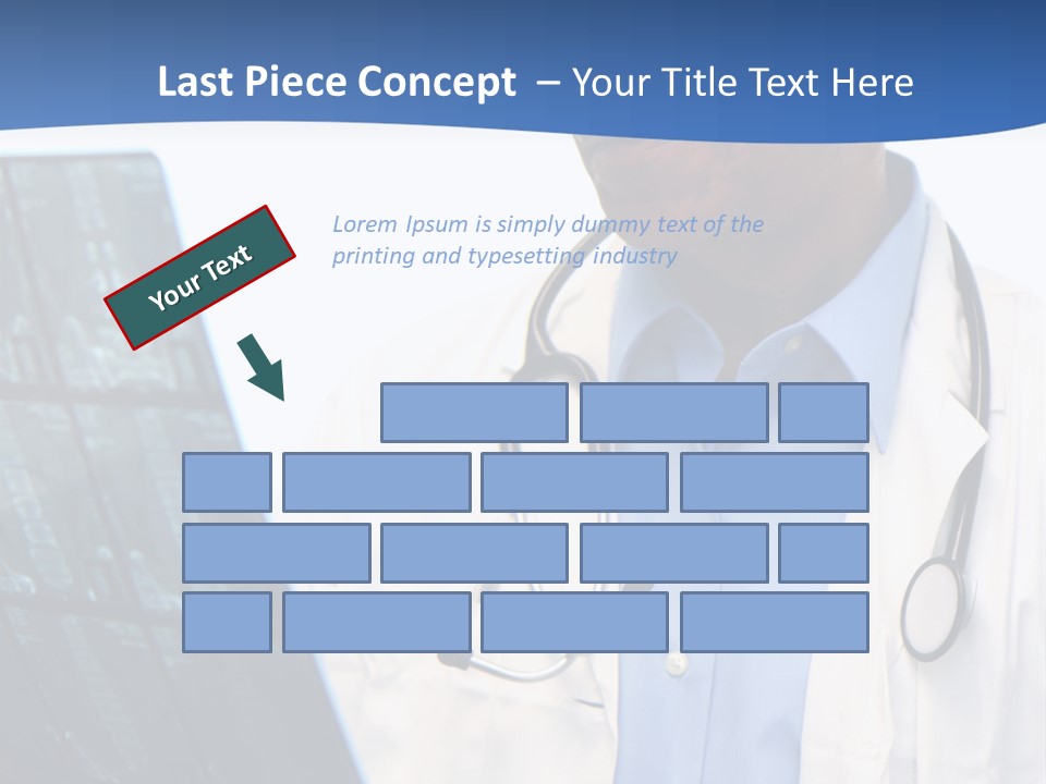 Minority Doctor Set On White Background PowerPoint Template