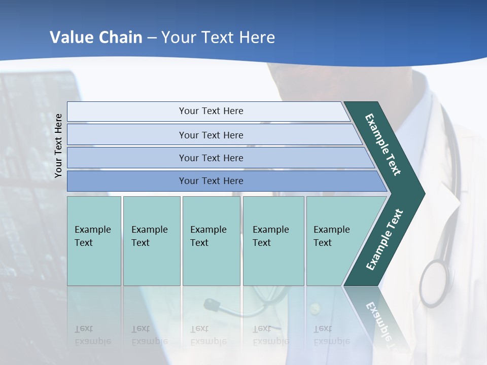 Minority Doctor Set On White Background PowerPoint Template