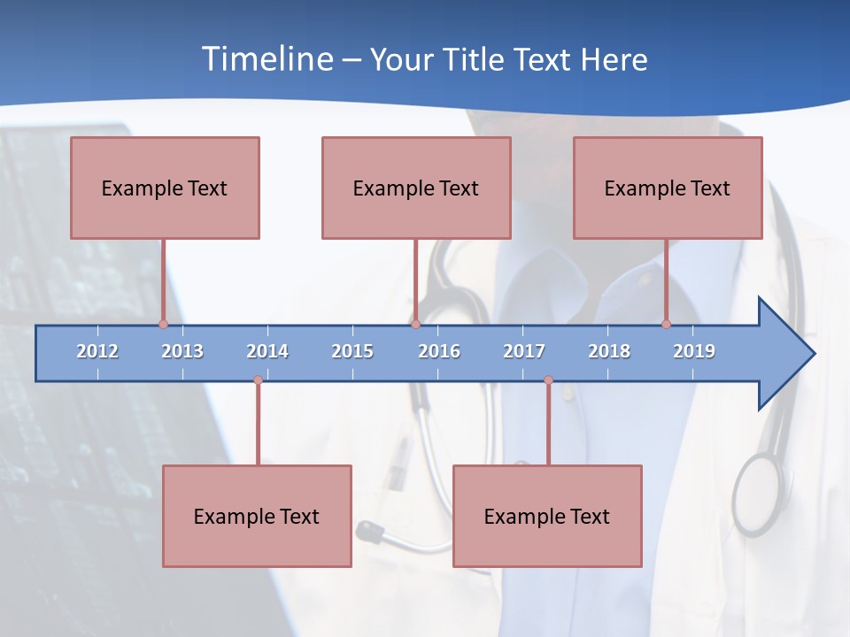 Minority Doctor Set On White Background PowerPoint Template