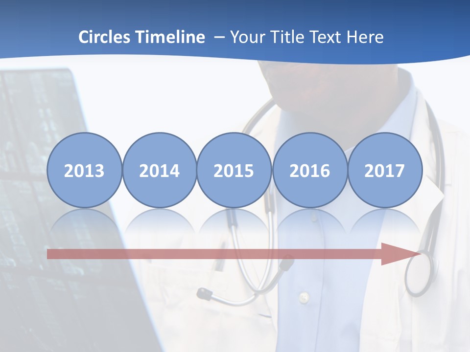 Minority Doctor Set On White Background PowerPoint Template