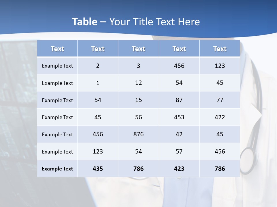 Minority Doctor Set On White Background PowerPoint Template