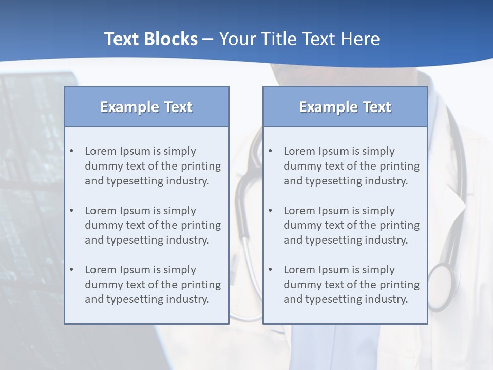 Minority Doctor Set On White Background PowerPoint Template