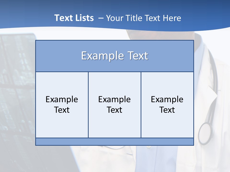 Minority Doctor Set On White Background PowerPoint Template