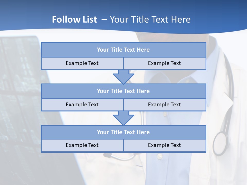 Minority Doctor Set On White Background PowerPoint Template